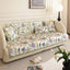 Botanical Floral Ice Silk Sofa Cover for Pets - Green