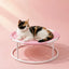 Round Pet Bed with Hanging Toy