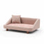 Pet Sofa Bed with Headrest and Removable Cover