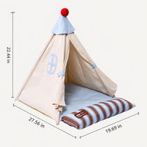 All-Season Pet Tent Bed with Detachable Cushion – detail view 14