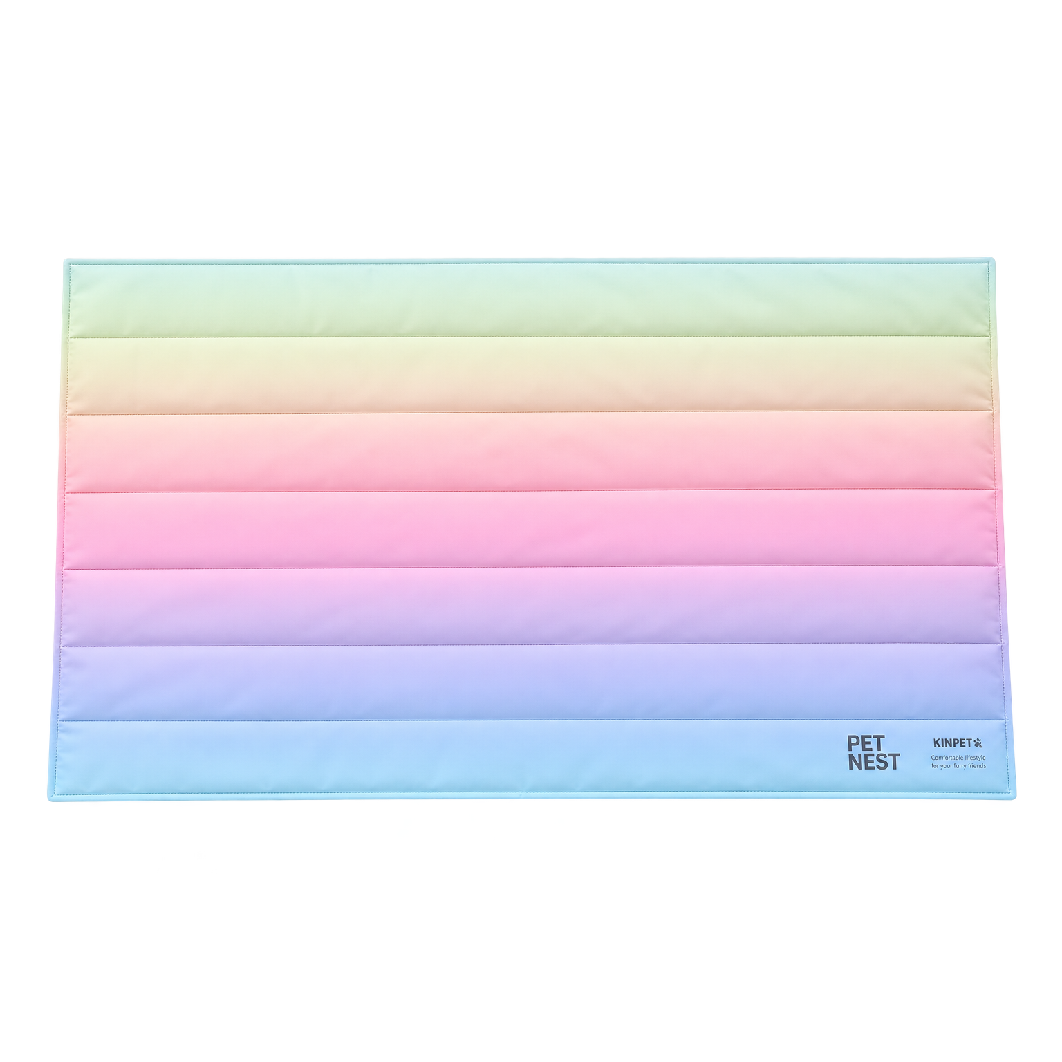 Foldable Rainbow Cooling Gel Mat for Dogs and Cats – detail view 15