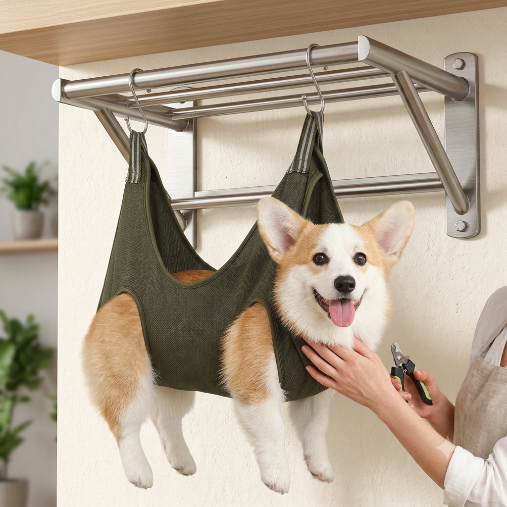 Breathable Pet Grooming Hammock Main image