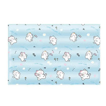 Blue cooling gel pet mat