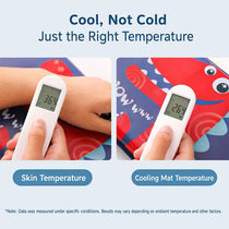 Cooling mat temperature comparison