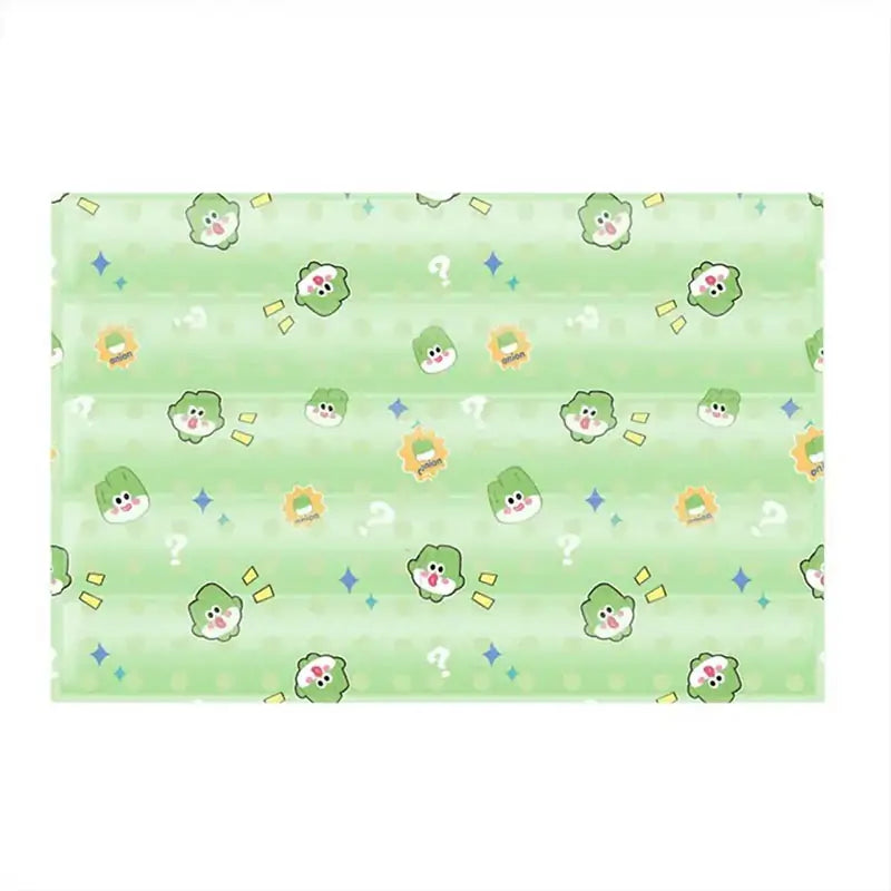 Green cooling gel pet mat