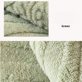 Embossed Geometric Plush Sofa Cover — fabric and styling detail