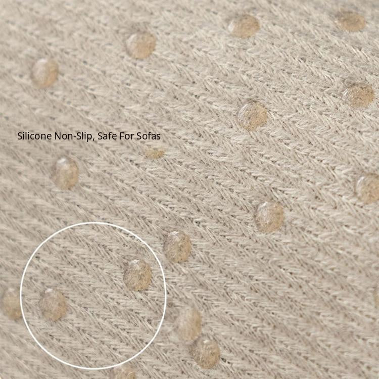 Textured Water-Resistant Sofa Cover — fabric and styling detail