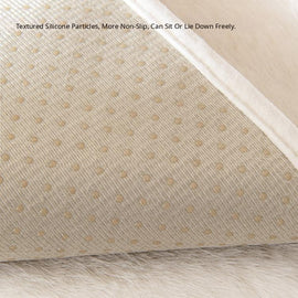 Soft Faux Fur Sofa Cover — fabric and styling detail