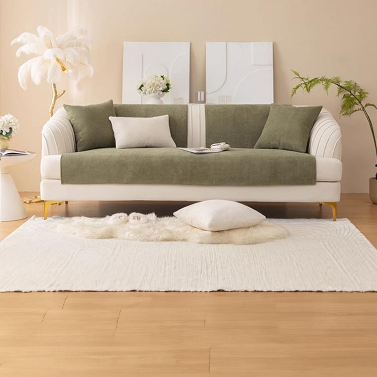 Textured Bobble Sofa Cover with Scalloped Edges — detail 33 1 product detail