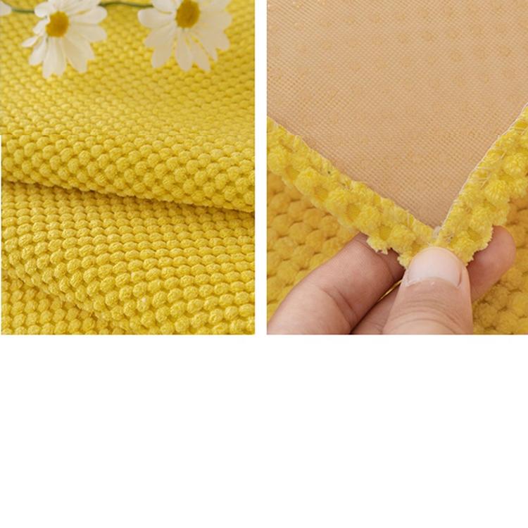 Textured Bobble Sofa Cover with Scalloped Edges — fabric and styling detail