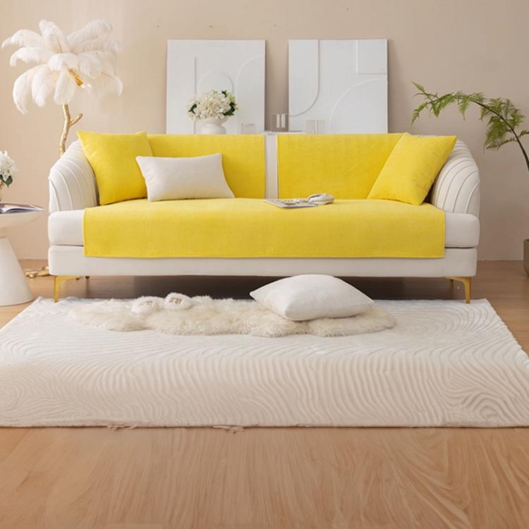 Textured Bobble Sofa Cover with Scalloped Edges — detail 45 1 product detail