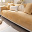 Khaki sofa cover — Textured Flannel Sofa Cover