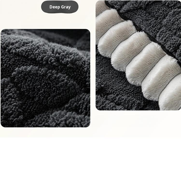 Clover-Pattern Plush Sofa Cover with Scalloped Trim — 详情_20 product detail
