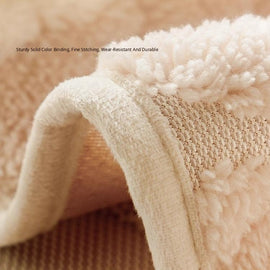 Scalloped Plush Sofa Cover with Geometric Border — 详情_17 product detail