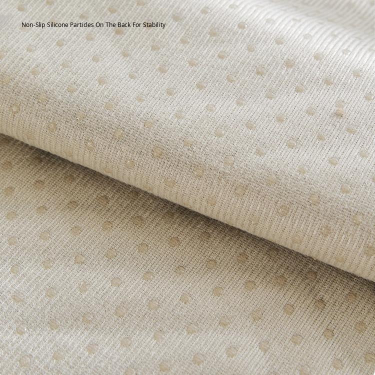 Cozy Herringbone Chenille Non-Slip Couch Cover — fabric, design and styling detail 15