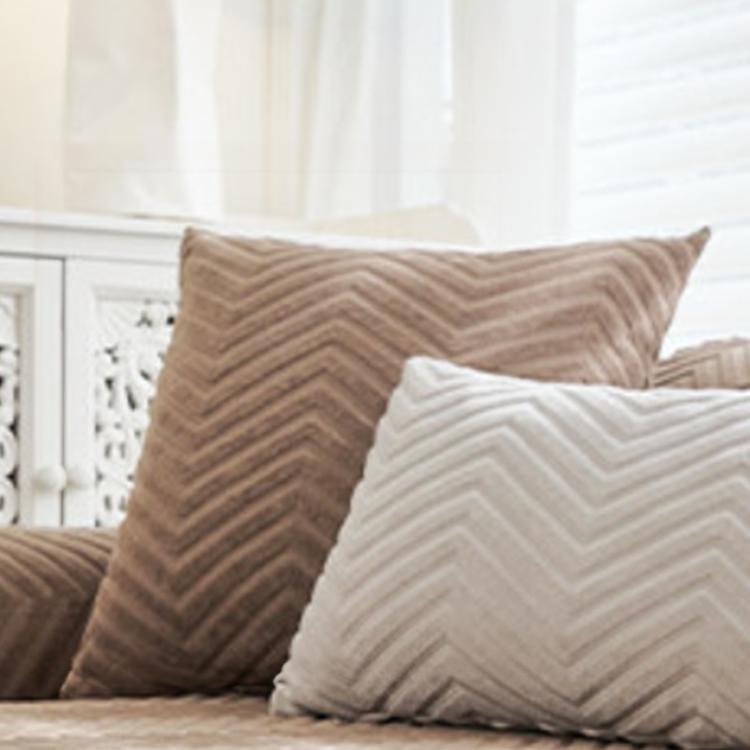  Dark Brown pillow cover — Cozy Herringbone Chenille Non-Slip Couch Cover