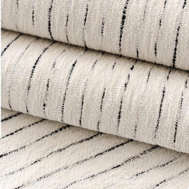 Soft Textured Chenille Contrast-Trim Non-Slip Couch Cover — fabric, design and styling detail 08