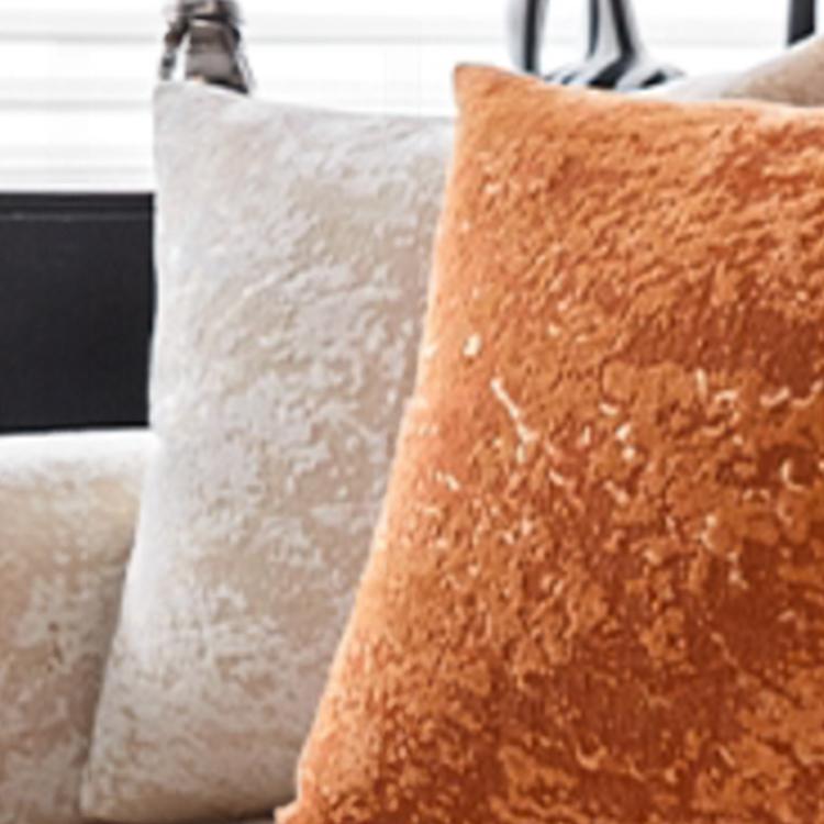 Marbled Beige pillow cover — Speckled & Marbled Chenille Non-Slip Couch Cover