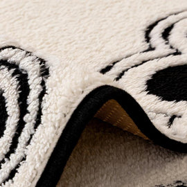 Cozy Paw Print Plush Non-Slip Couch Cover — fabric, design and styling detail 13