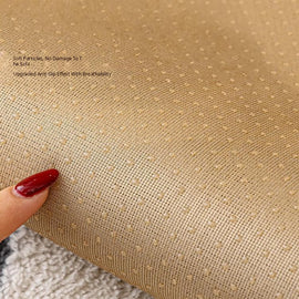 Cozy Paw Print Plush Non-Slip Couch Cover — fabric, design and styling detail 15