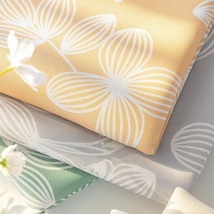 Cooling Floral Ice Silk Couch Cover — fabric, design and styling detail 10