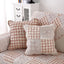 Red Rabbit Plaid couch cover — Vintage Patchwork Cotton Quilted Couch Cover