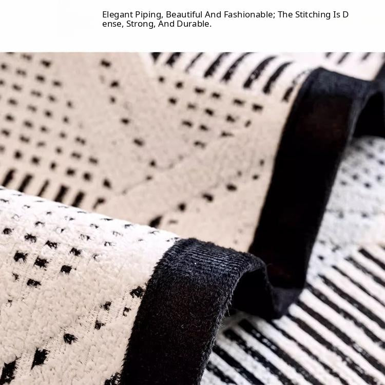Bound border and geometric fabric detail — gsft-9055