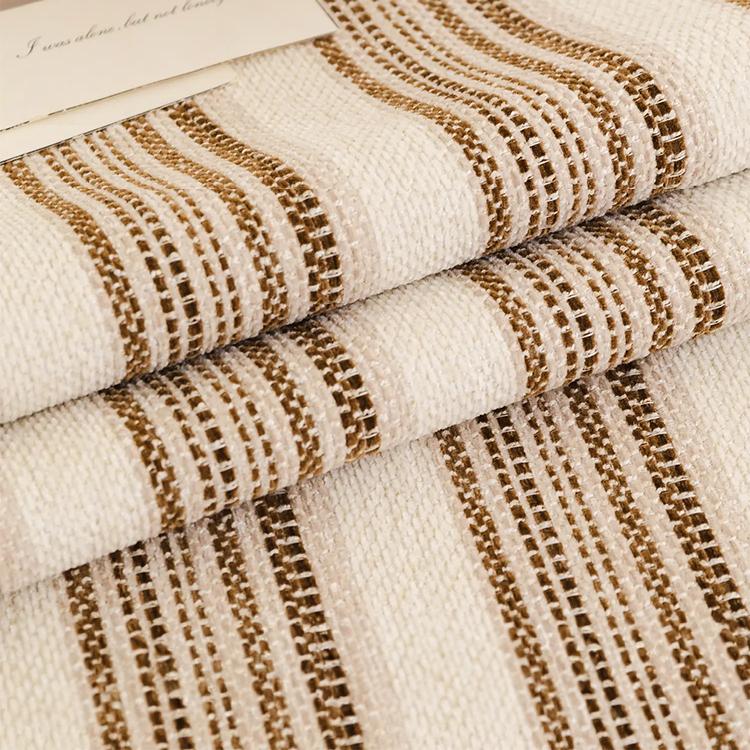 Textured stripes in the chenille fabric — gsft-9056