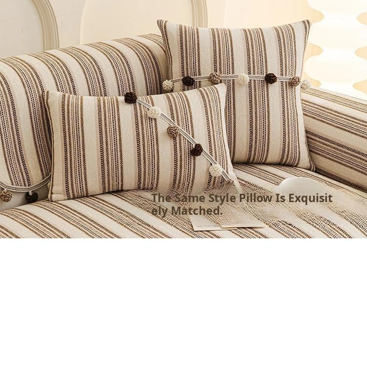 Striped back cushions and sofa seat — gsft-9056