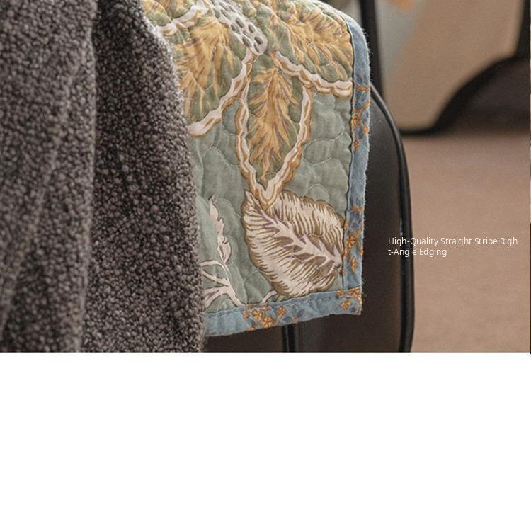 Bound edge of the cotton patchwork cover — gsft-9060