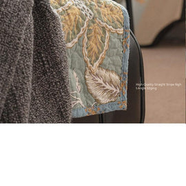 Bound edge of the cotton patchwork cover — gsft-9060