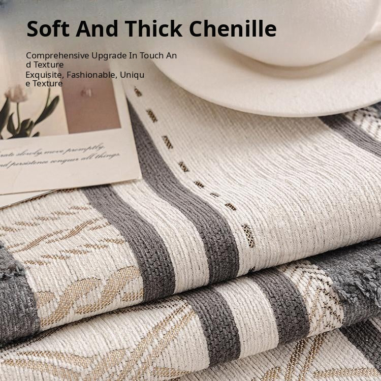 Geometric stripe bands in soft chenille — gsft-9061