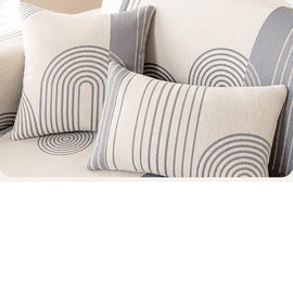 Coordinating arch pattern pillow covers — gsft-9062