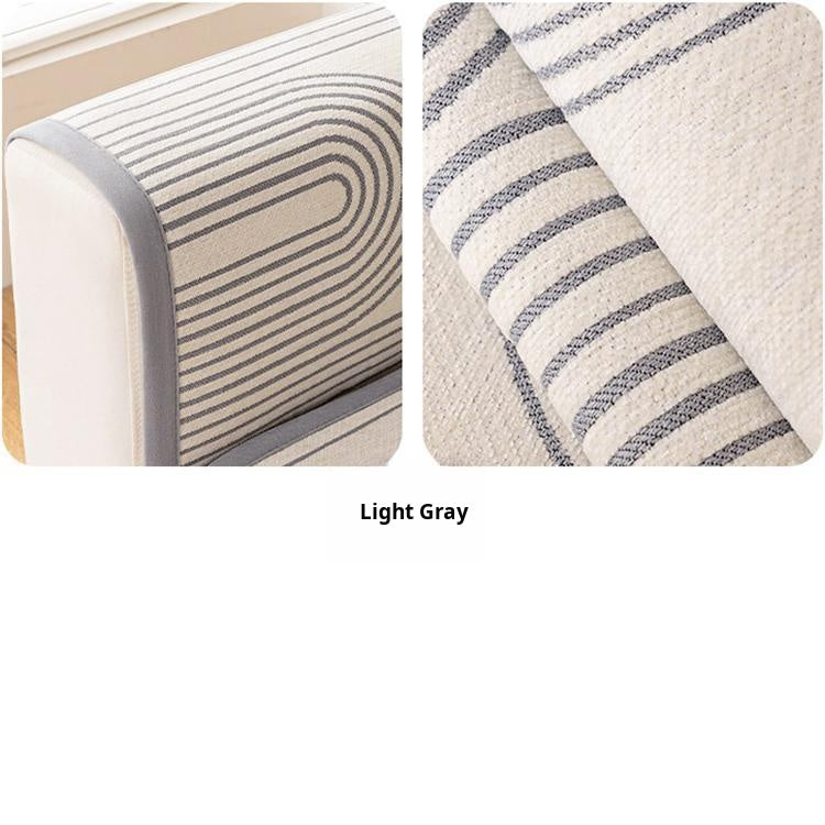 Light gray arch fabric and finished border — gsft-9062
