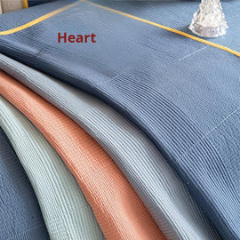Quilted heart motifs and contrasting edge trim — gsft-9065