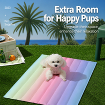 Scratch-resistant cooling mat surface made for everyday pet use