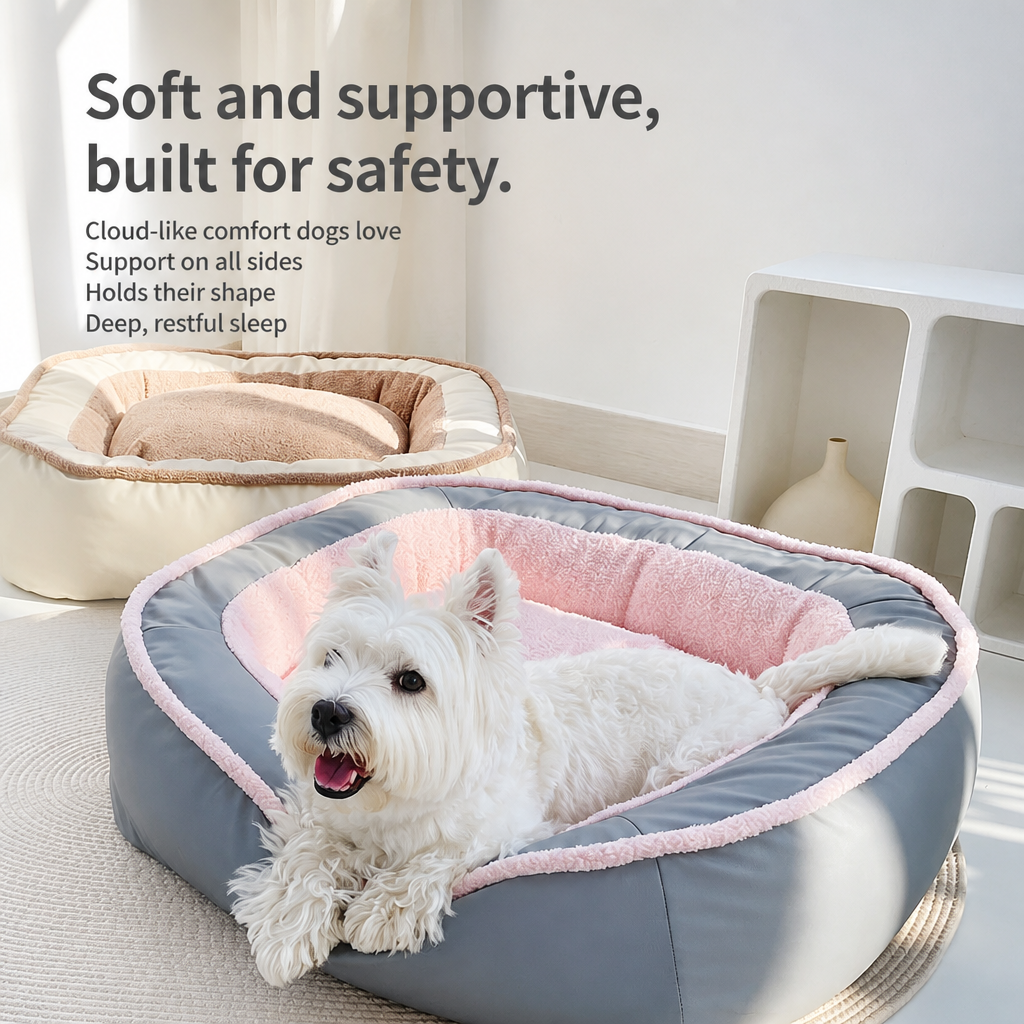 Soft inner lining creates a warm, comfortable surface for naps