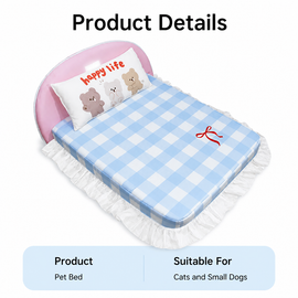 Pet sofa bed product overview for cats and small dogs