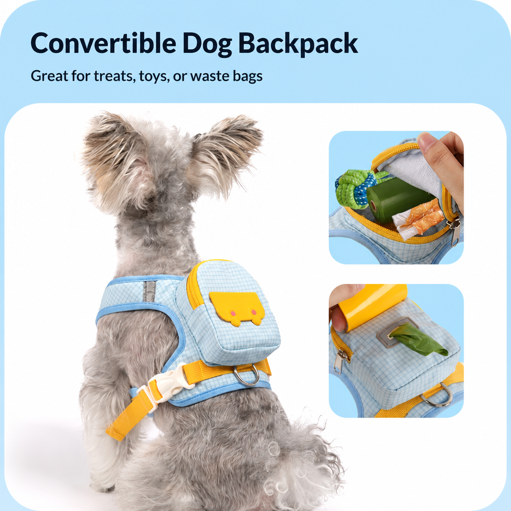 Adjustable chest straps help create a snug secure fit