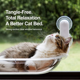 Transparent Foldable Cat Window Bed
