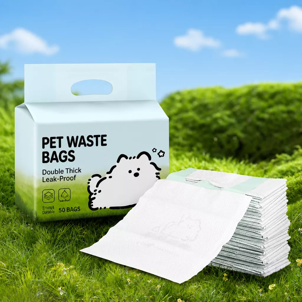 Thickened Double-Layer Dog Waste Bags for Walks