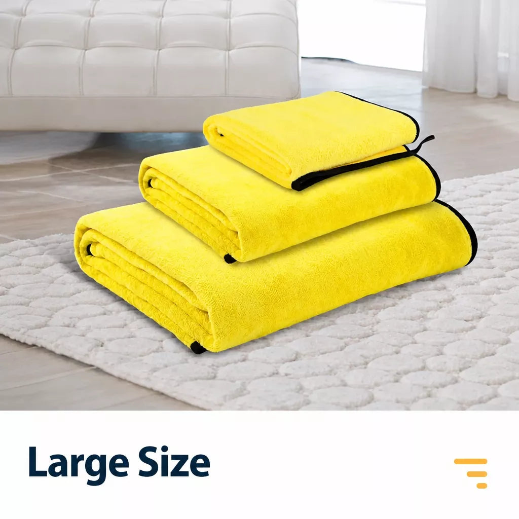 Absorbent Cotton Pet Bath Towel for Dogs and Cats