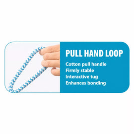 Rope Dog Tug Toy with Treat-Dispensing Ball for Medium and Large Dogs