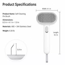 2-in-1 Cat & Dog Deshedding & Detangling Comb