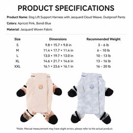 Lightweight Mesh Four-Leg Dog Coverall