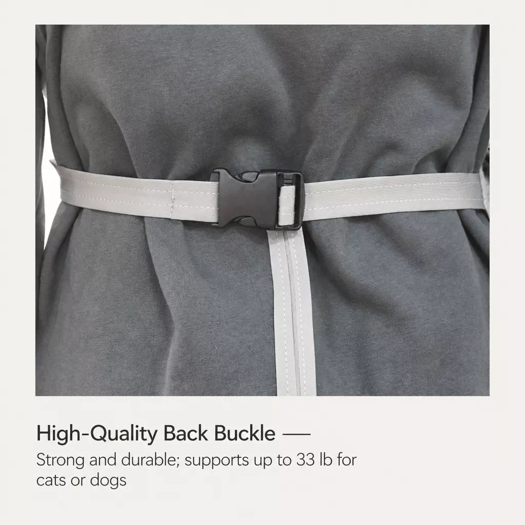 Cat Grooming Restraint Apron for Nail Trimming