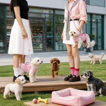 Cherry Blossom Wearable Dog Carrier Harness with Shoulder Strap