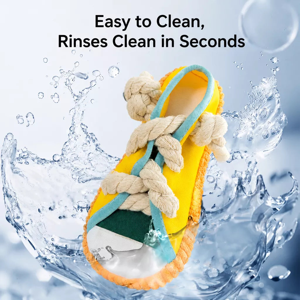 Squeaky Slipper Dog Toy for Small Dogs