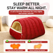 Semi-Enclosed Cat & Dog Bed with EPE Foam