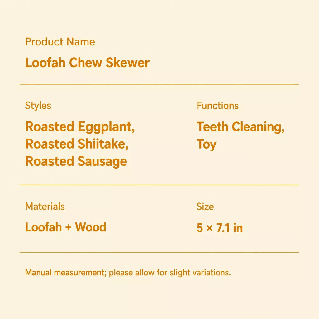 Loofah Cat Toy with Catnip
